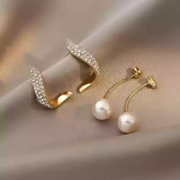 Peral Dimond Earrings - Image 2