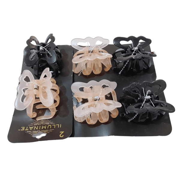 6 Pieces Butterfly Hair Clips - Image 2