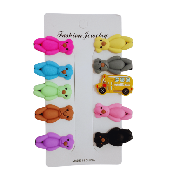 Bear Hair Clips